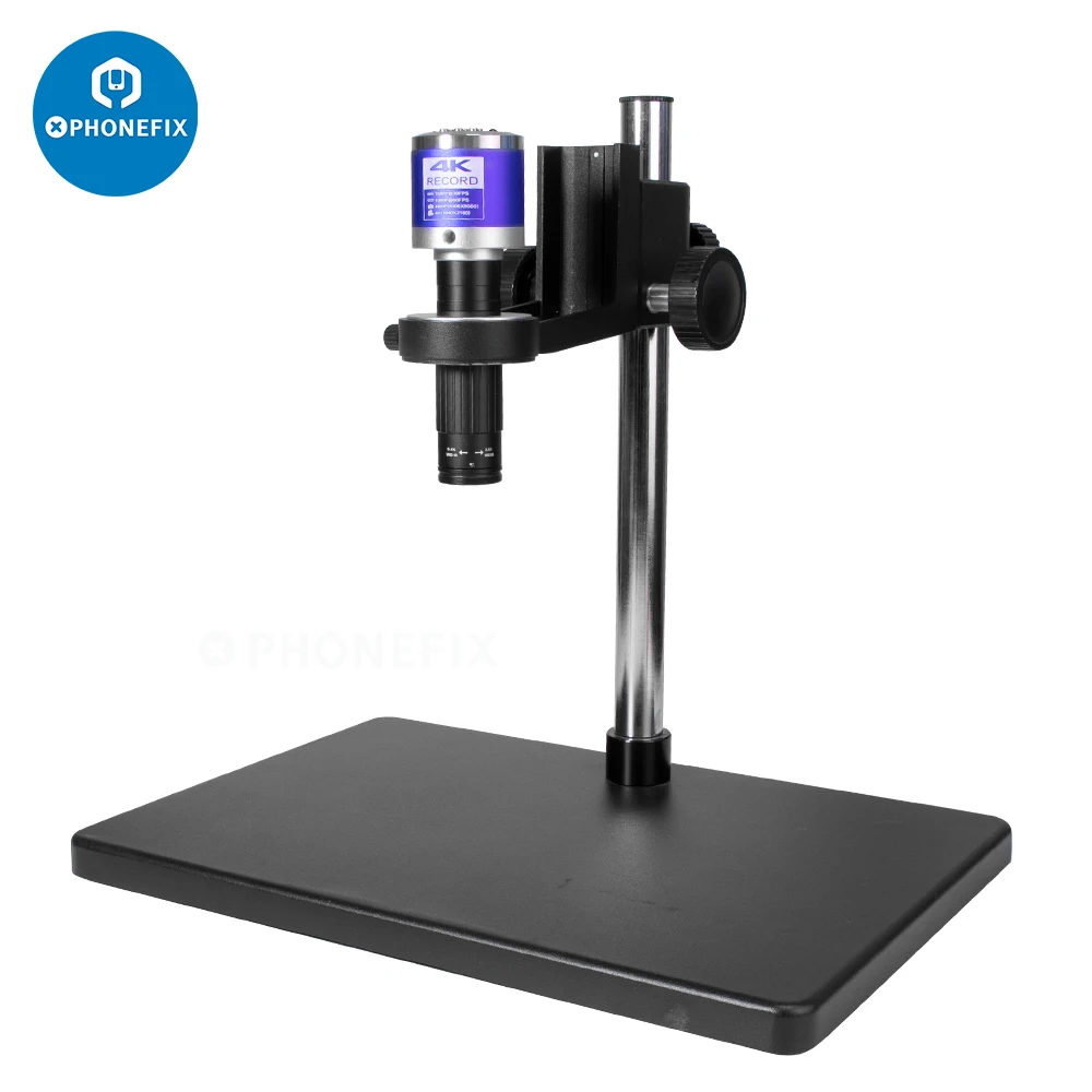 Microscope Zoom C Mount Lens Adjustable 300X 200X 180X 130X 120X 0.7X-4.5X Magnification 25mm For HDMI VGA USB Video HD Camera