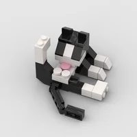 Animal Series 62Pcs MOC Bricks Cat Figires DIY Building Blocks Kids Education Toys For Children Birthday Gift 2