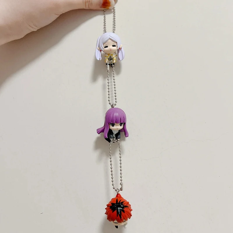 Figuras de acción colgantes COS Anime Sousou no Frieren Frieren Fern Stark muñeca juguete adorno colgante bolsa para niños accesorios regalo