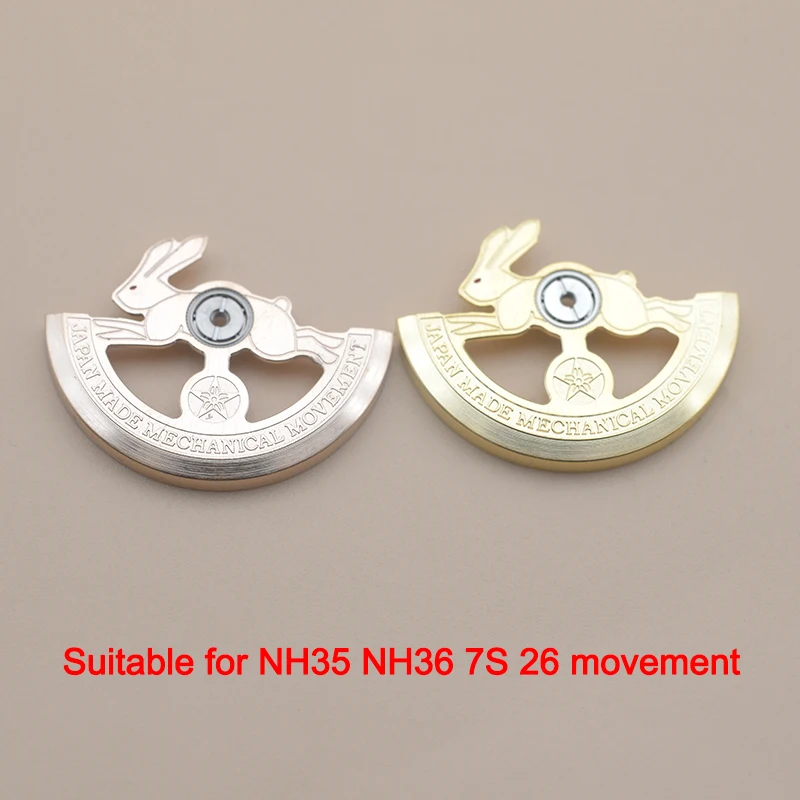 Oscillating Weight Modified Rotors Fit NH34 NH35 NH36 Movements Modified Watch Metal Hammer Replace Compatible Watch Parts