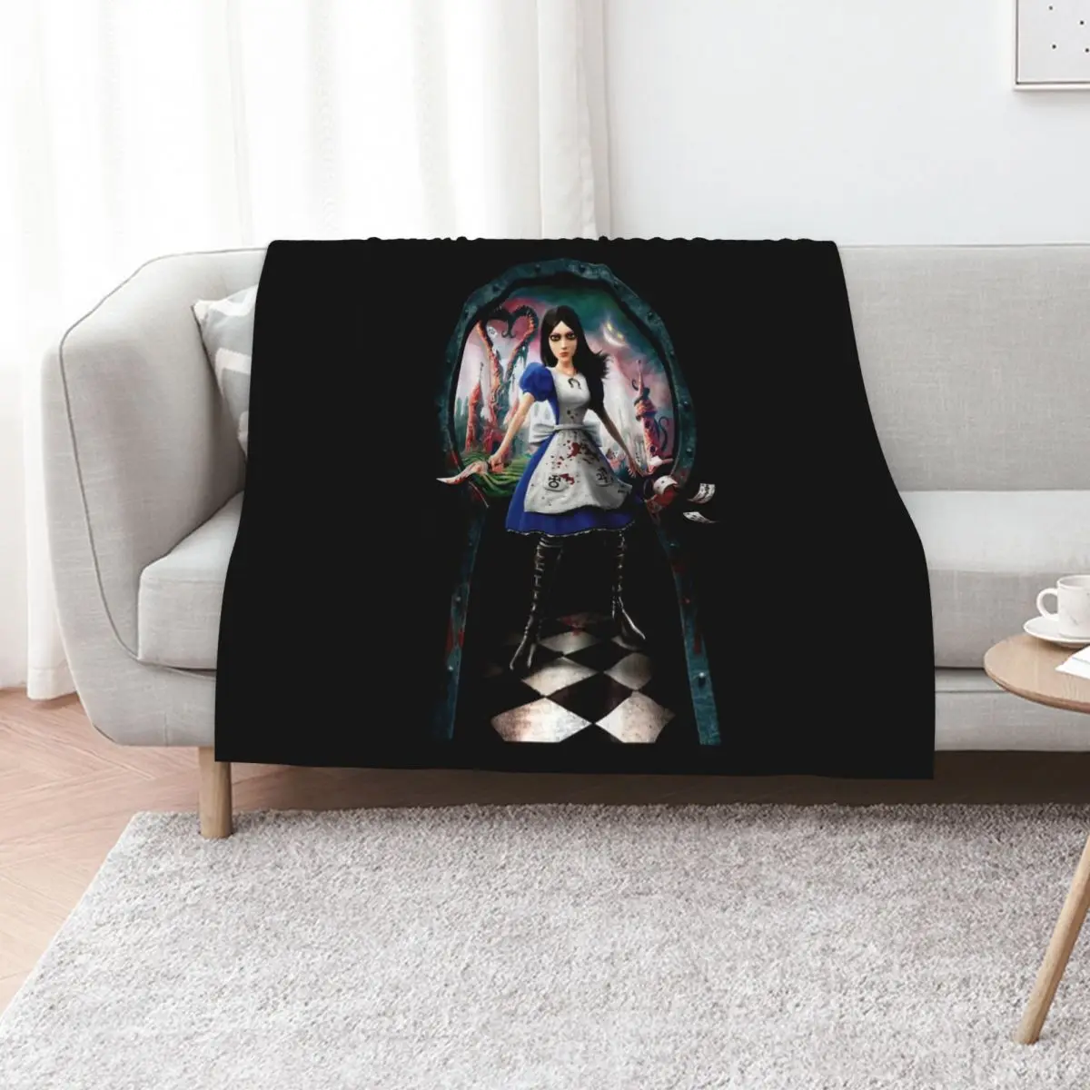Alice Madness Returns Classic Throw Blanket Luxury halloween Custom Soft Beds Winter beds Baby Blankets