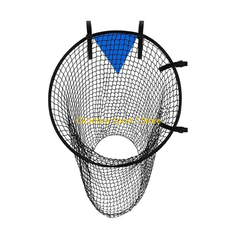 A0KA Football Training Tooting Targets Net Top Bins Fútbol Objetivos Objetivos Net Neta plegable Net Almacenamiento