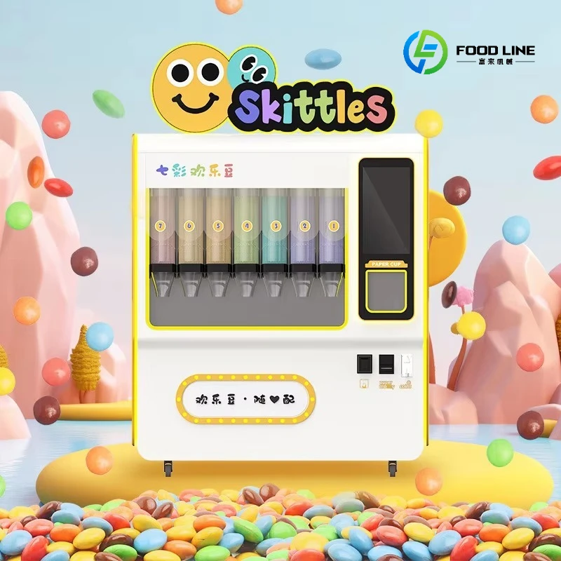 Customi 2026 New Chocolate Bean Vending Machine Supports Multiple Languages ADA Compliant Touchscreen SDK Enabled Cloud-Based