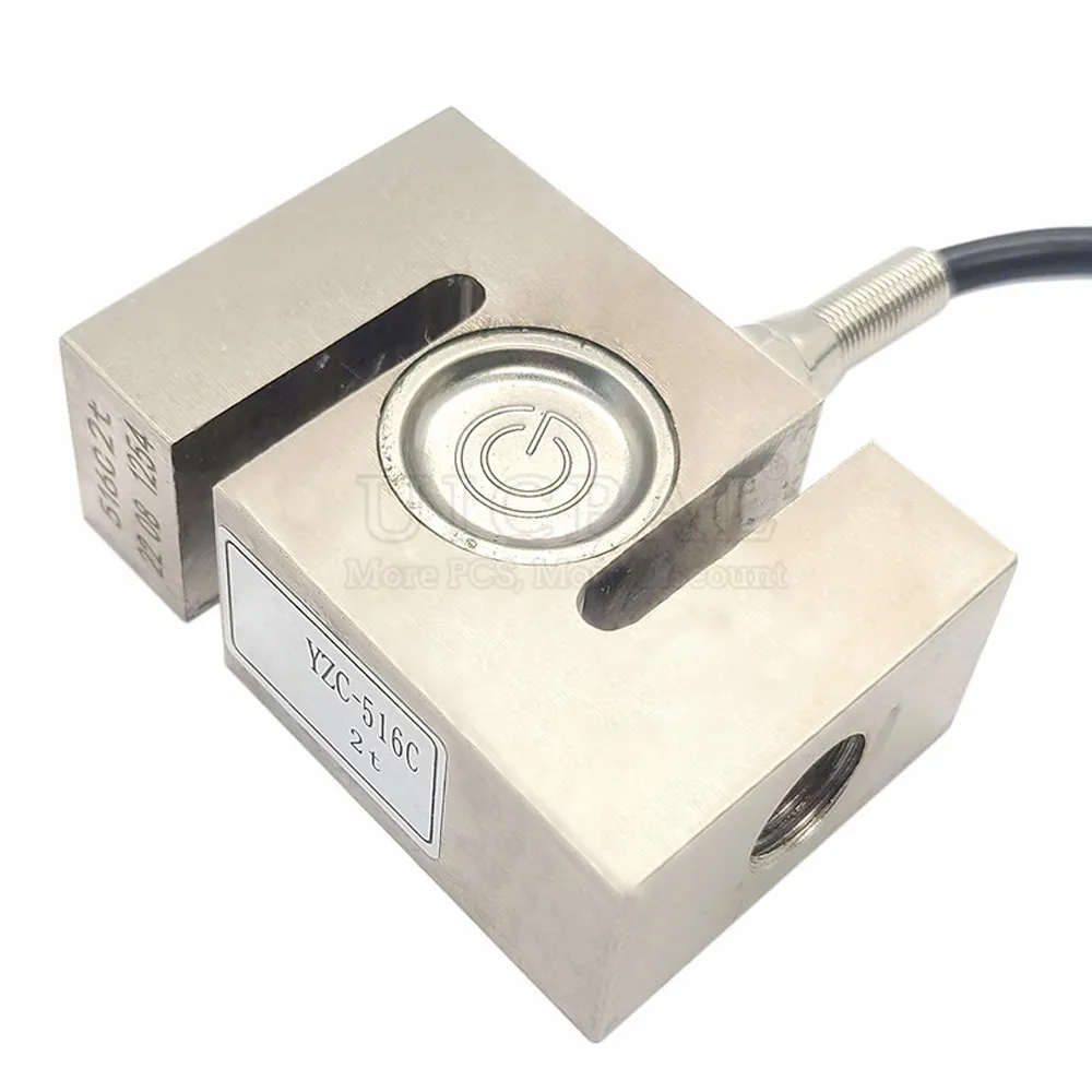 YZC-516C Pressure Tension Sensor S Type 100kg 200kg 300kg 500kg 1T 1.5T 2T Alloy Steel Weighing Sensor for Batching Scale