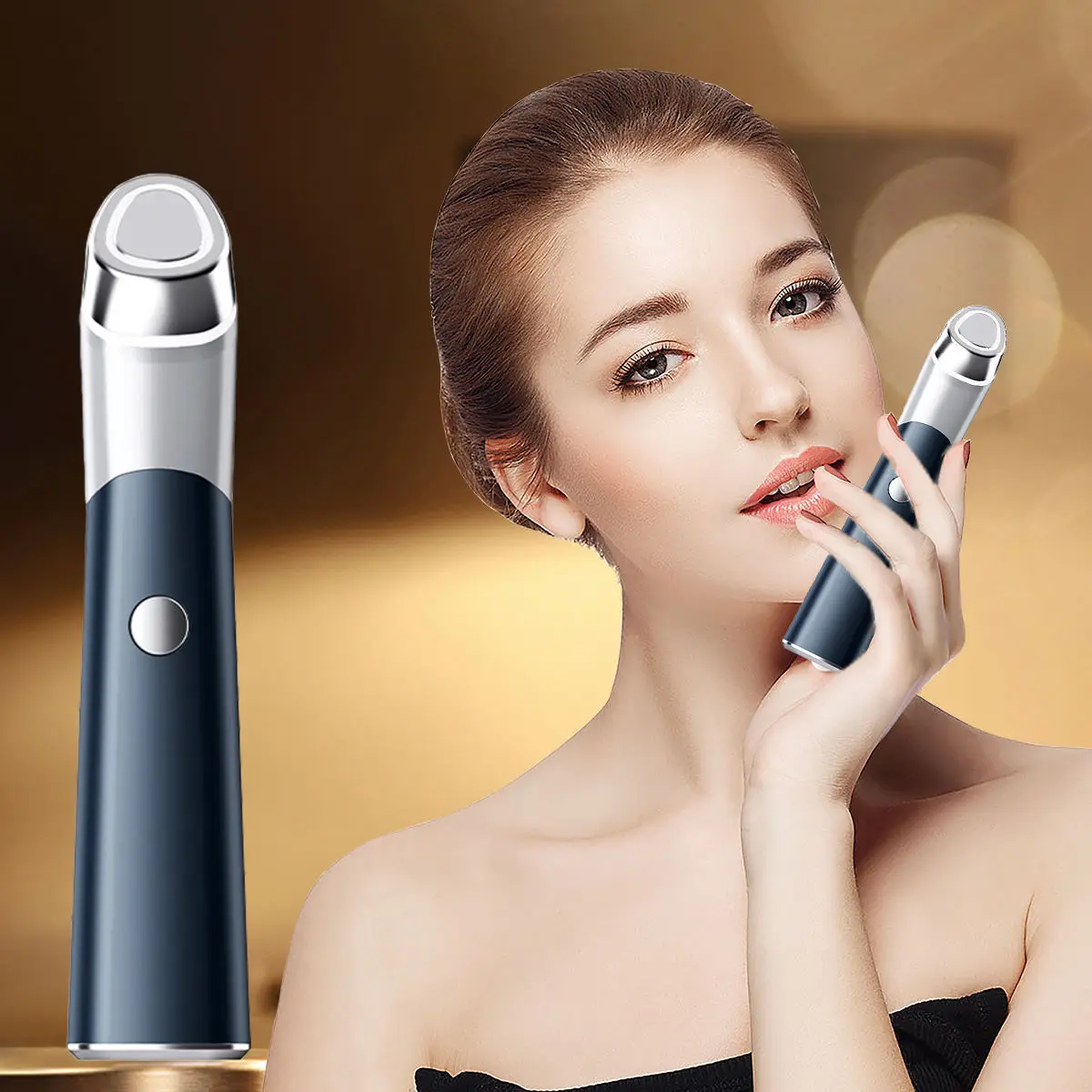 Mini Eye Microcurrent Eye Lifting Massage Wand Beauty Device