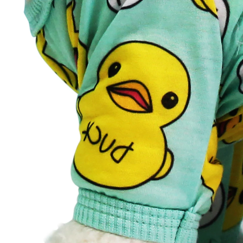 Pet Dog Clothes Soft Puppy Pajamas Printing Outfits Pet Clothing for Small Dogs t shirts Spring Yorkies Chihuahua Clothes 1d30