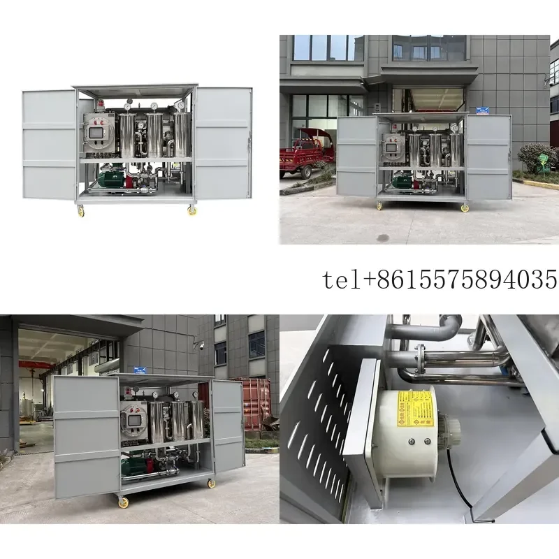 Hot TYB-200 200L/min Fuel Oil Coalescer Separator Water Removing Purifier