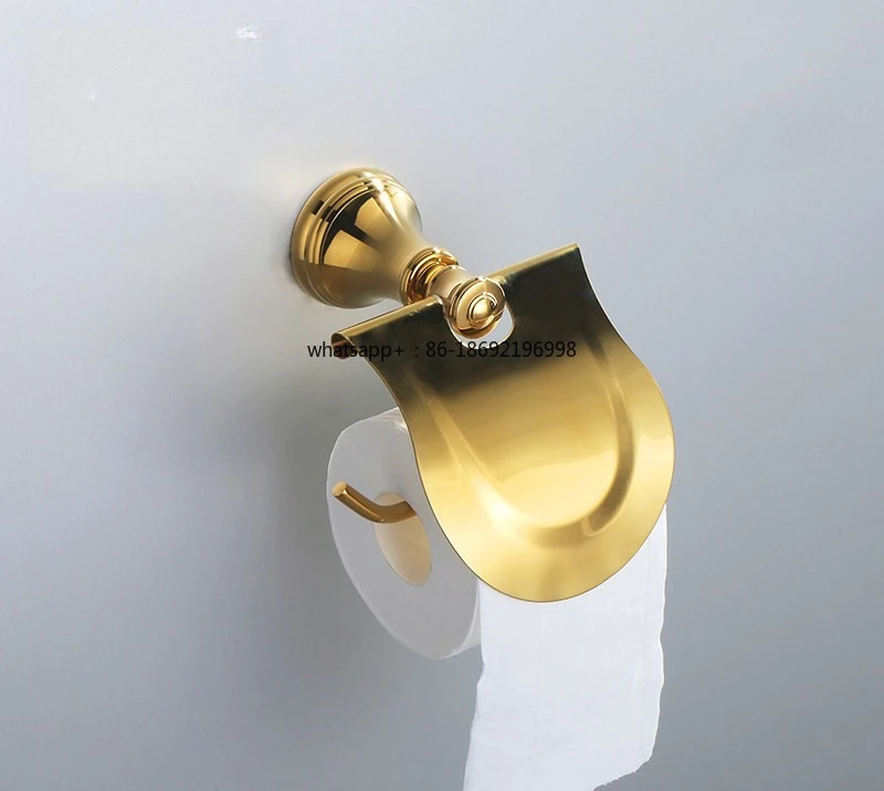 

Цельномедный держатель для туалетной бумаги, держатель для рулона с боковой крышкой