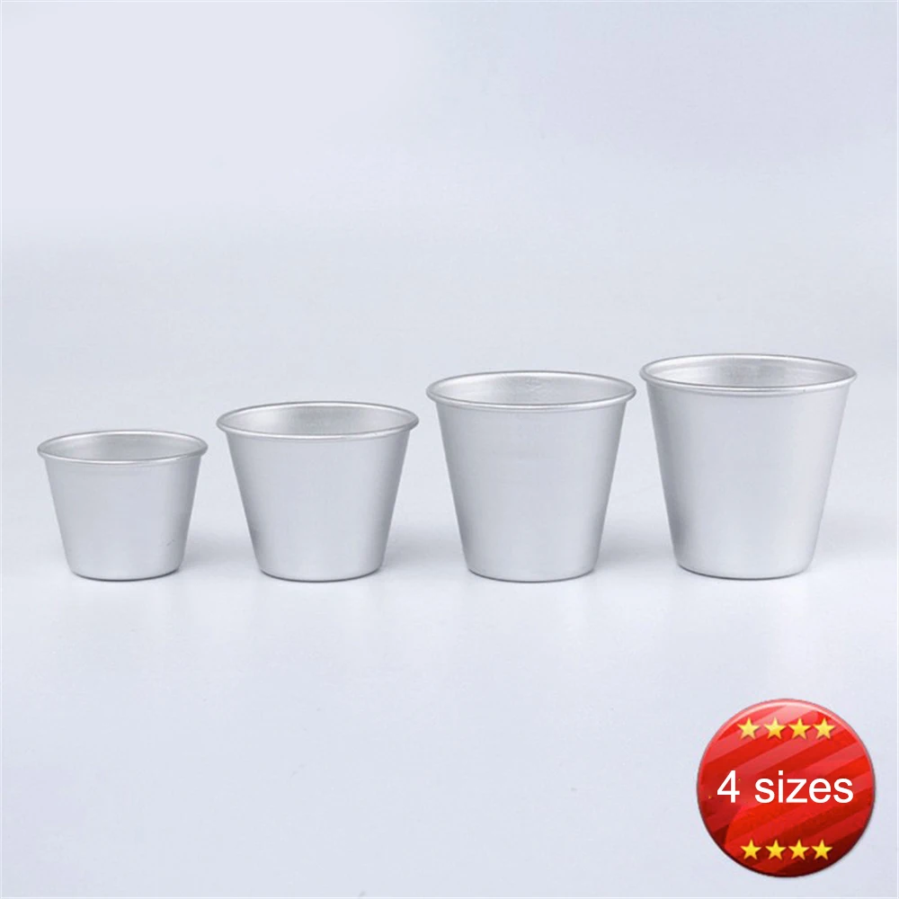 1/3/5PCS Aluminum Alloy Durable Versatile Efficient Best-selling Cost-effective Top-rated Aluminum Alloy Baking Mold Pudding Cup