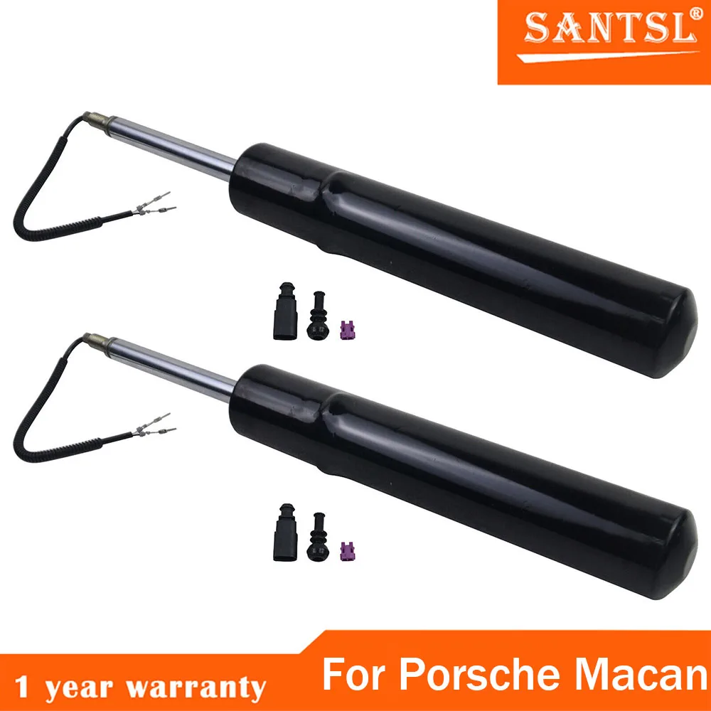 2pcs Front Shock Absorbers 95B413031 For Porsche Macan 95B w/ PASM Sport 2015-2021