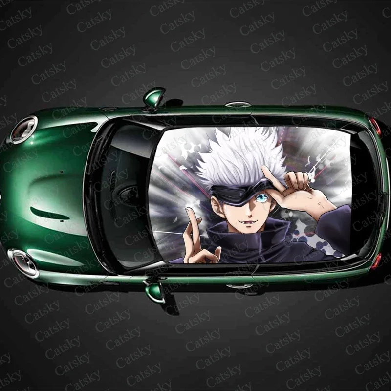 Jujutsu Kaisen anime Car stickers decals car roof sunroof decoration stickers vinyl wrap modified itache car stickers decals