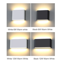 Nordic 6W 12W Wall Light Aluminum IP65 Waterproof Indoor Wall Lamp Up Down Corridor Lights for Home Stairs Bedroom Bedside Lamps