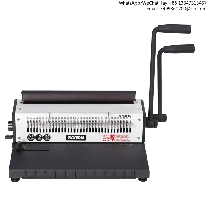 

34 Square Holes Double Iron Ring Binding Machine