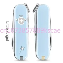 Swiss Army Knife Mini Model Fashionable Angel Demon Colorful Adorable Multifunctional Folding Knife Birthday Gift