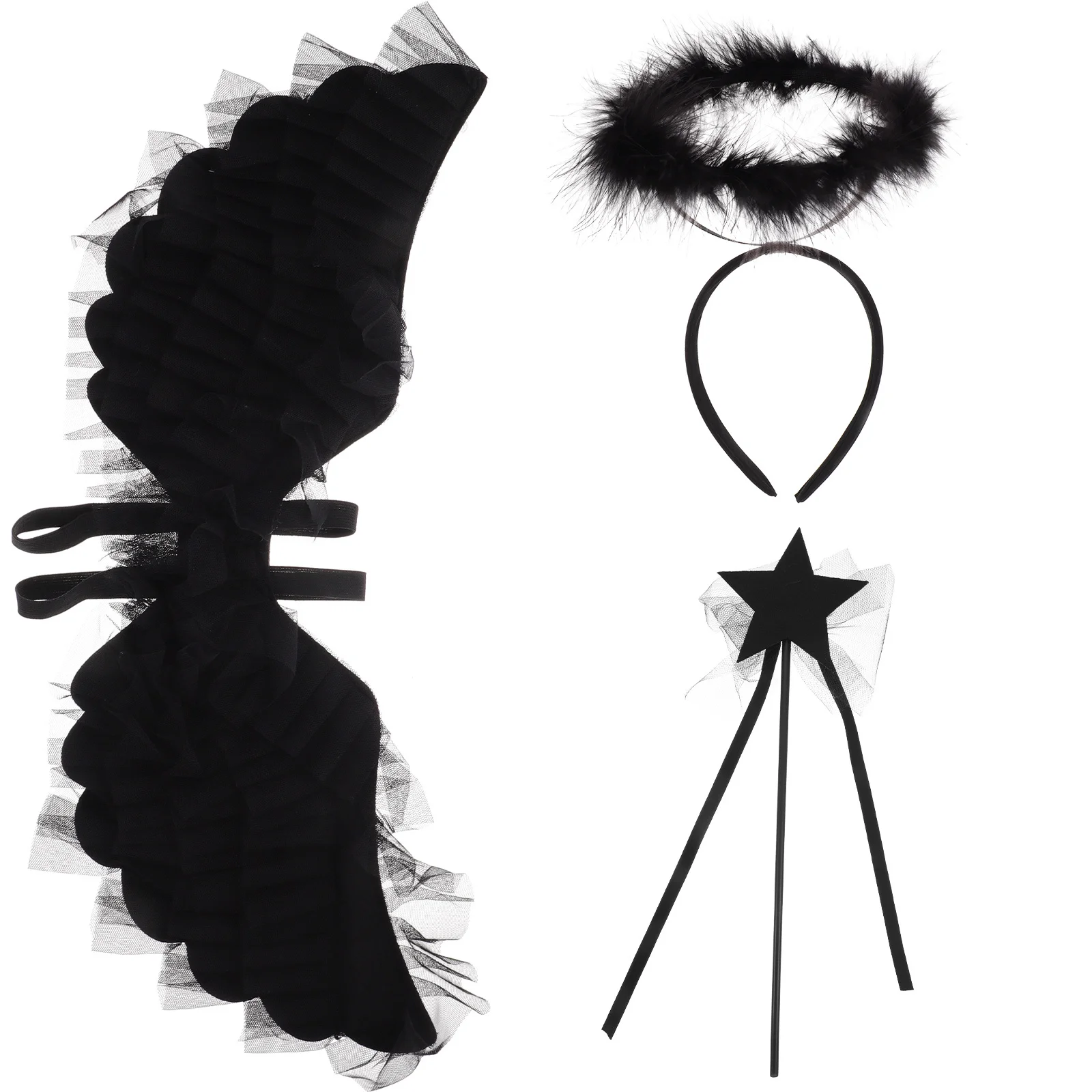 1 セットの翼キット実用的で耐久性のある仮装パーティーコスプレ誕生日パフォーマンス小道具子供女性用