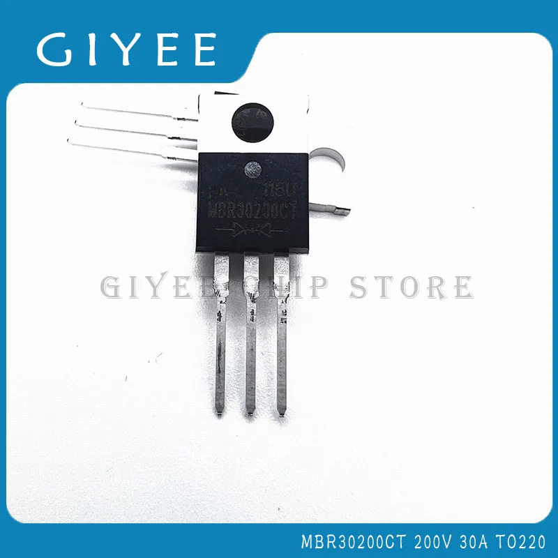 5PCS MBR30200CT MBR30200 TO220 200V 30A Schottky diodes and rectifiers