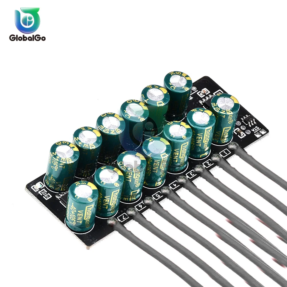 2A 3S 4S 6S 7S Capacitive Active Equalizer Module Lithium Iron Phosphate Ternary Lithium Battery Active Balancer Board Universal