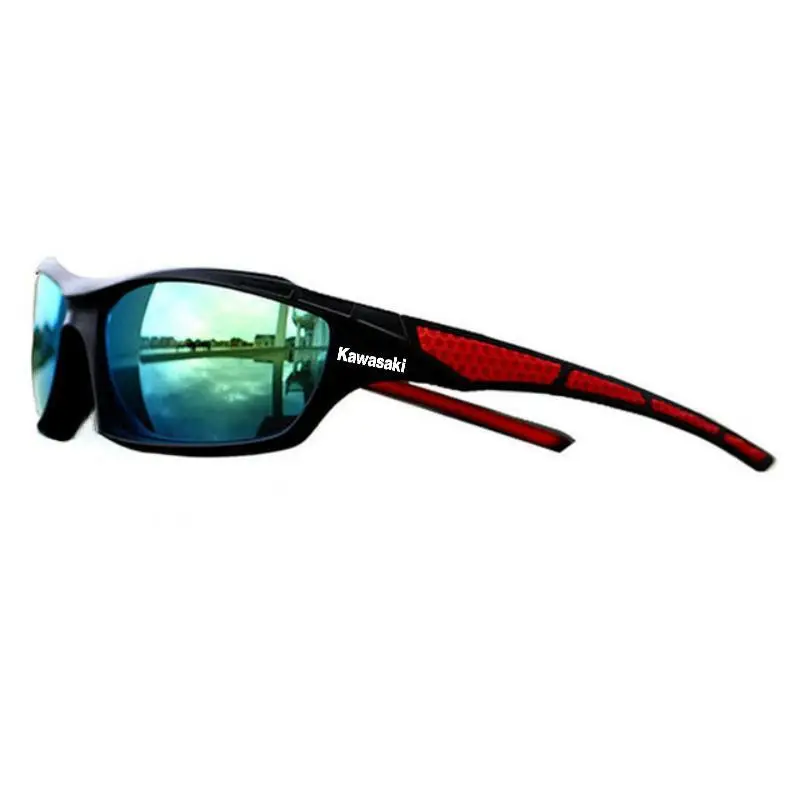 Neue Kawasaki Motorrad Brille männer Fahren Camping Wandern Angeln Polarisierte Sonnenbrille Outdoor Sport UV400 Fahrrad Brille