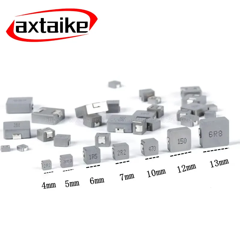 10PCS SMD Molding Power Inductors 0420 0530 0630 1040 1265 1uH 2.2uH 3.3uH 4.7uH 6.8uH 10uH 15uH 22uH 33uH 47uH 68uH 100uH 4R7