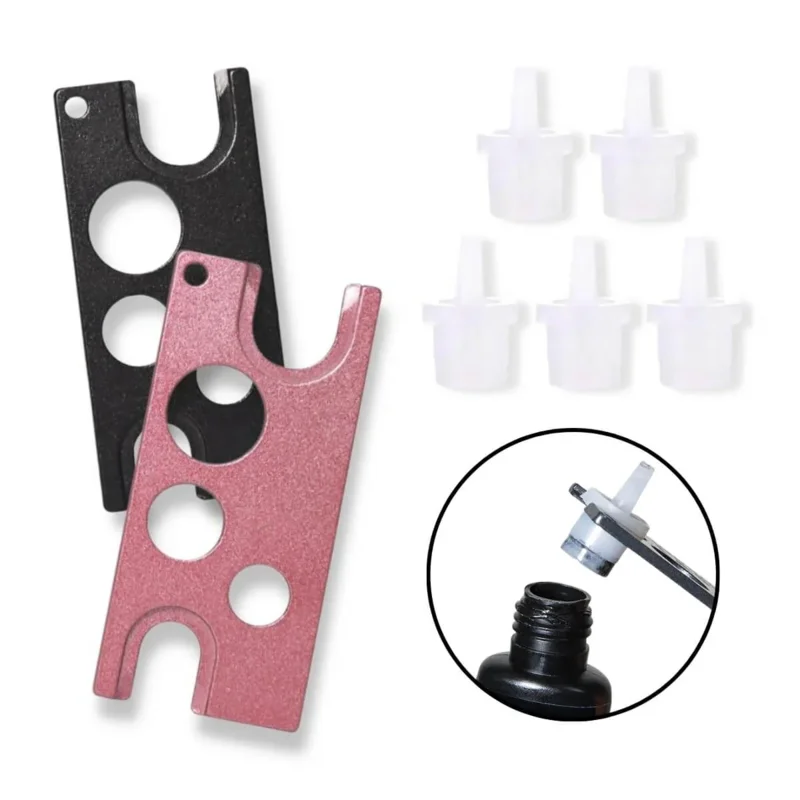 SENSE LASHES Lash Adhesive Nozzle Opener Stainless Steel Essential Oil Bottle Opener Eyelash Glue Inner Stopper Bottle Lifter