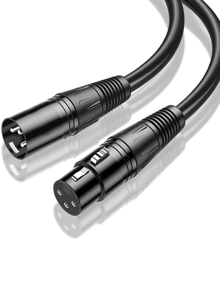 HiFi 3Pin XLR Kabel Audio Linie XLR Stecker auf Buchse Mikrofon Verlängerung Kabel für Mixer Verstärker Sound Cannon Ausgewogene XLR Kabel