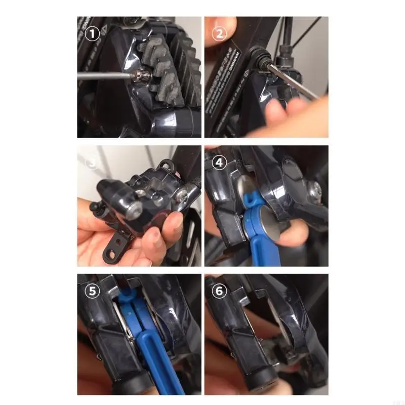 أداة فرجار الفرامل الاحترافية مع مكابس سيراميك لحماية دراجات الطريق #5