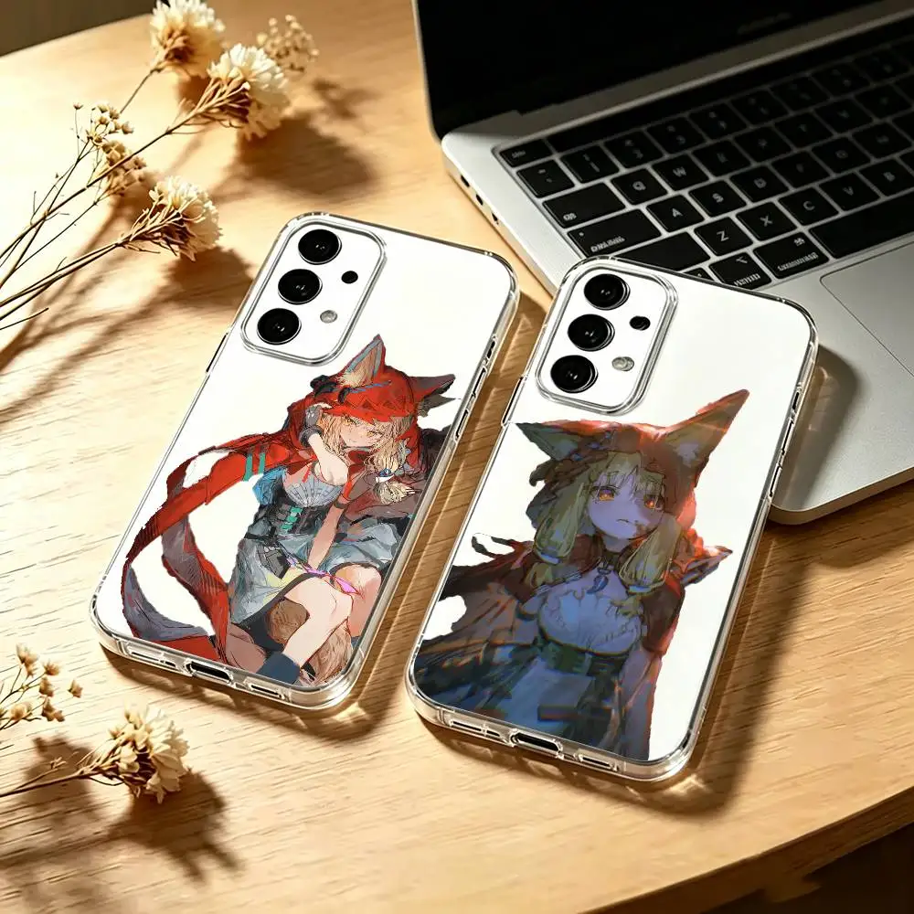 Game-Arknights-Endfield-Rossi Phone Case Transparent Silicone Soft For Samsung S25,S24,S21,S22,S23,S30,Ultra,S20,Plus,Fe