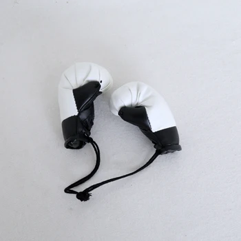 Pasgeboren Zachte Luxe Lederen Mini Bokshandschoenen Pasgeboren Fotografie Rekwisieten Baby Verjaardagscadeau