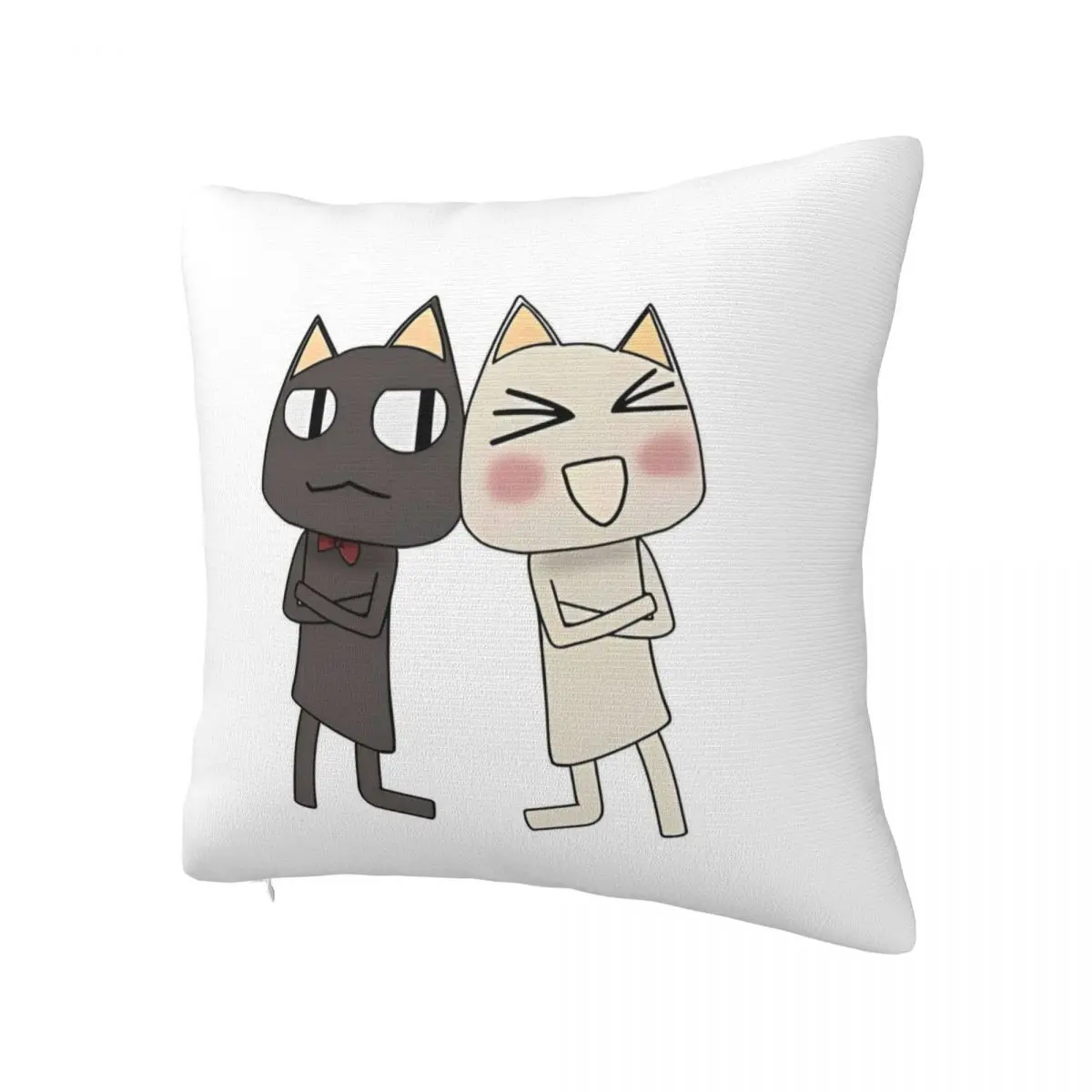 Toro Inoue Cat Pillow Cover Soft Pillow Case Cushion Cover Novelty Graphic Pillowcases For Chair Sofa Home Decoration