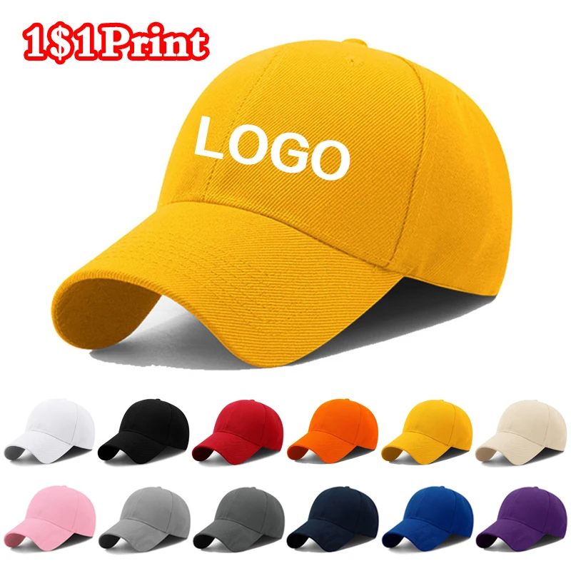 High End Baseball Cap Customization Logo Neutral Duckbill Cap Sun Hat Fashionable Design Personalized Customization Embroidery