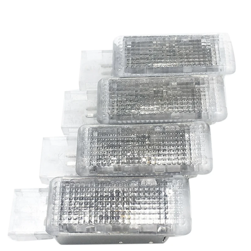 

4 Pcs Car Interior Halogen FootWell Light Glove Box Trunk Lamp for Passat B6 Jetta Golf 6 MK6 MK7 Tiguan 7L0947415 3TD