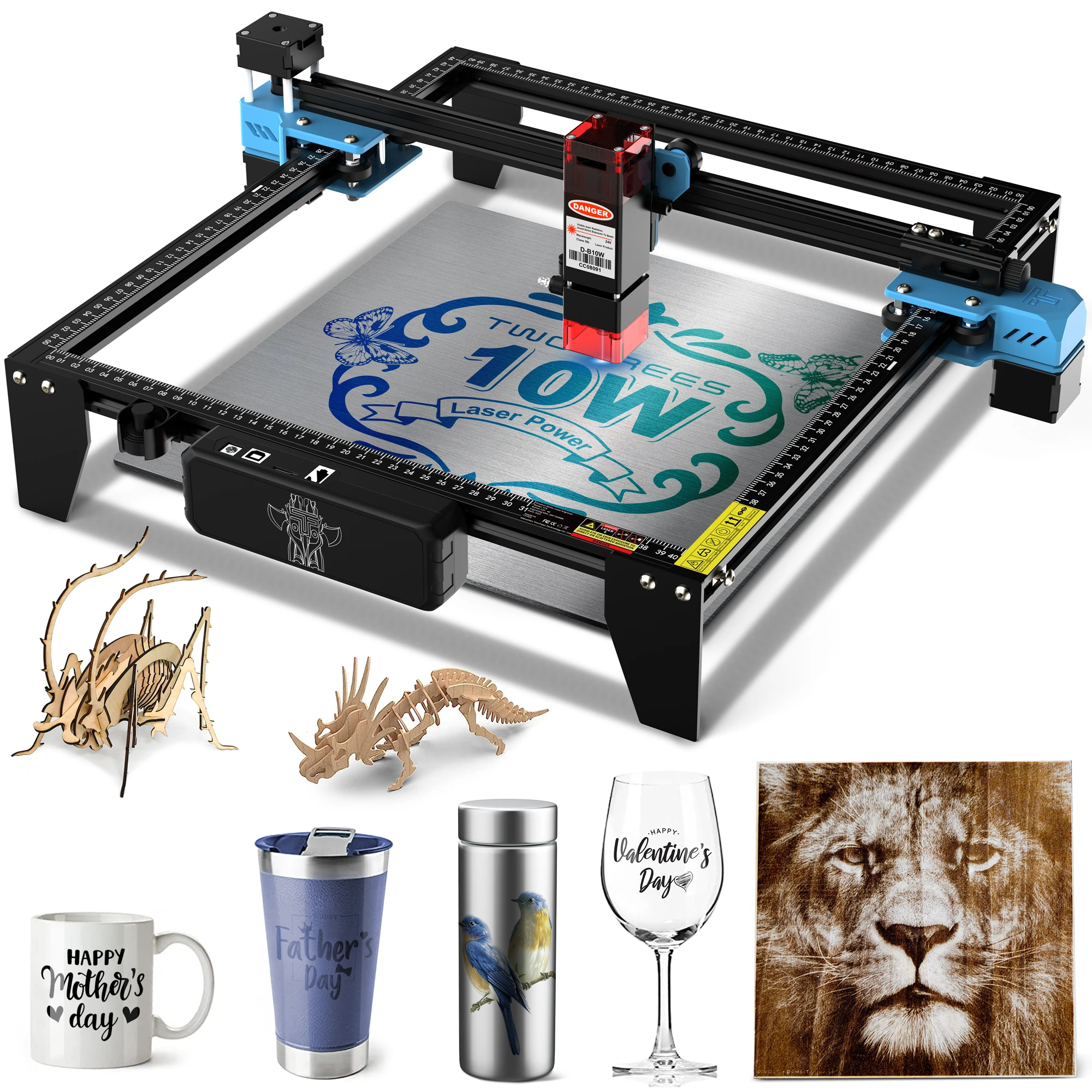 28%OFF BulkMan3D TTS-10 Pro Laser Engraver High Speed Diode Laser Engraving Machine DIY Woodwork Cutting Machine CNC