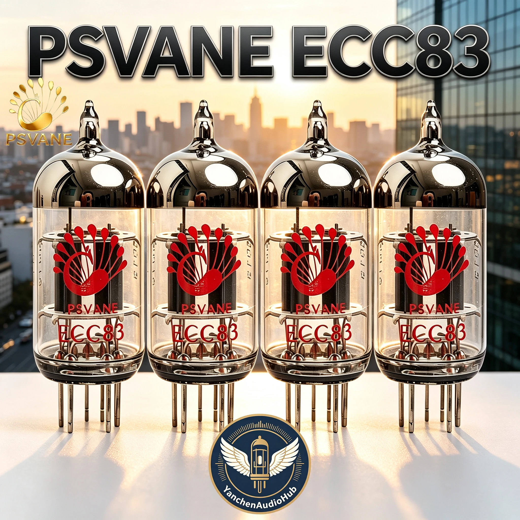 CHN 2027-PSVANE-ECC83 Electronic Tube (12AX7/ECC83/7025 Compatible) Adapt Guitar/HiFi/Ear