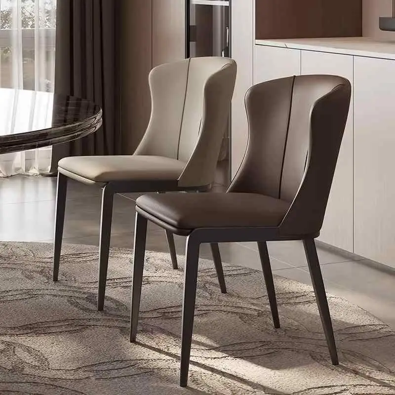 

Set Of 2 Comfortable Dining Chairs Modern Luxury Nordic Classic Dining Chairs Trendy Aesthetic Chaises Home Furniture