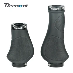 Dual Ring Lock Long Short Handlebar Grips Streamlined MTB Folding Bicycle Hand Rest Scooter Swivel Bar Ends Rubber Casing Sheath