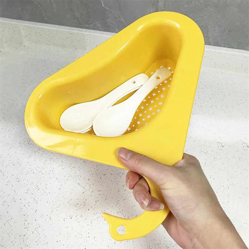 Kitchen Sink Leftover Soup Strainer Rack Multifunctional Hanging Filter Universal Draining Rack Factory Swan Draining Basket