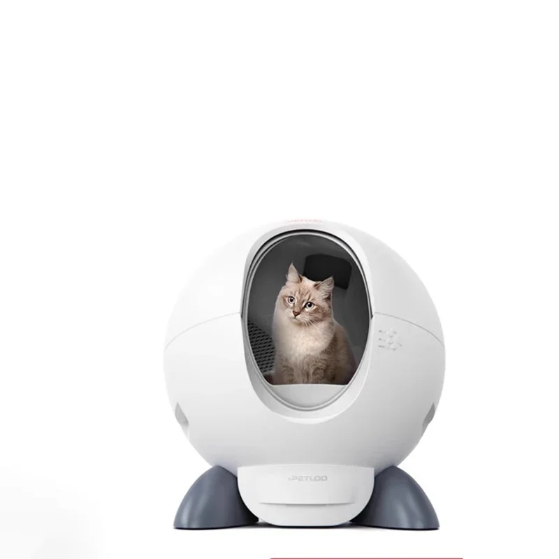 

Smart Automatic Cat Toilet Litter House Stuff Large Cat Toilet Hidden Cage Deodorizer Pet Toilet