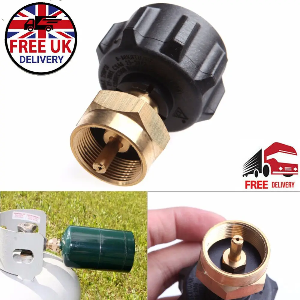 

Бензобак на 1 фунт., газовый пропан QCC1, регулятор, внешний рефрижератор, комплект адаптеров для заправки пропана для барбекю, аксессуары Mayitr