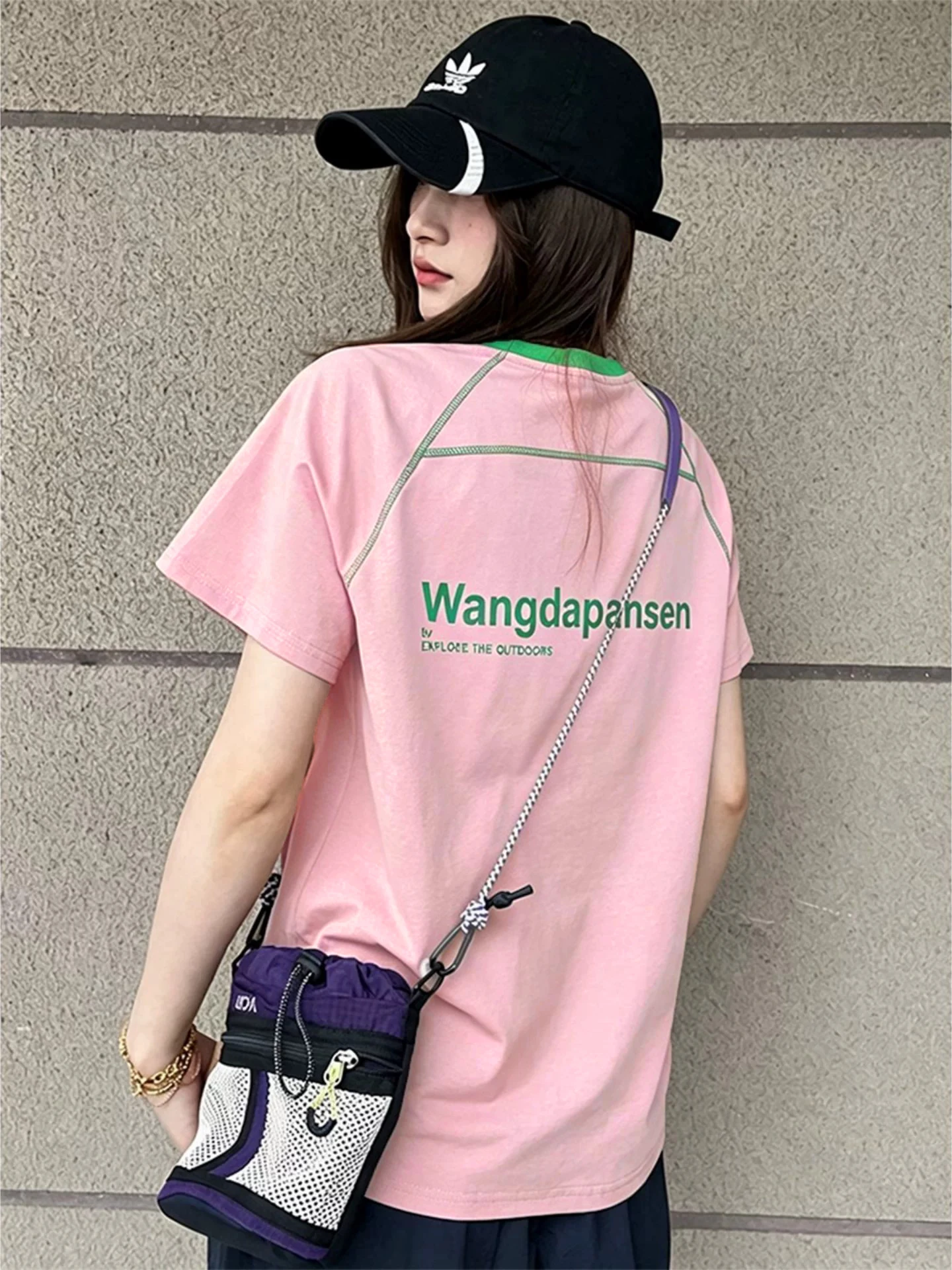 Dopamine Pink Cycling Shortsleeve Tshirt Women Summer Thin Badminton Fitness Training Quick Dry Soft Comfortable Breathable