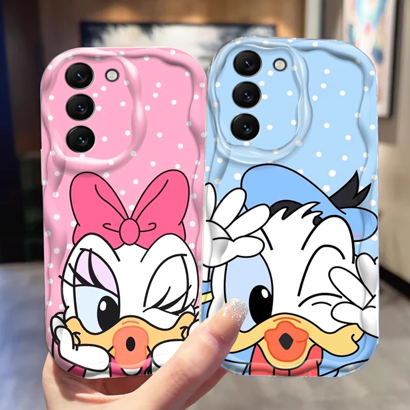 

Donald Duck Cartoon Design Art For Samsung S24 S23 S21 S20 Ultra Plus FE A73 A72 A71 A51 A31 A05S A05 A04 5G Wave Oil Soft