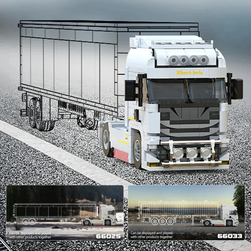 

66032 European style Truck 420pcs Small Granule Building Block Models Car Assembly Models DIY Toys Christmas Gifts