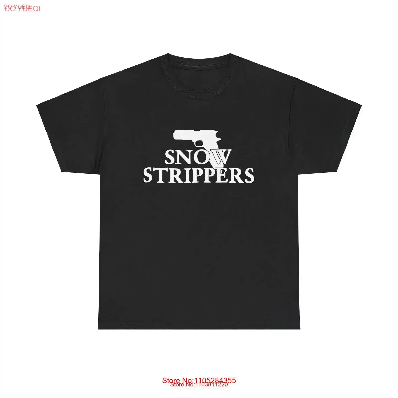 Snow Strippers Gun T Shirt Nice Bass Bro Album Tour Merch All Sizes vintage Washed graphic streetwear Top For Everyday Wear