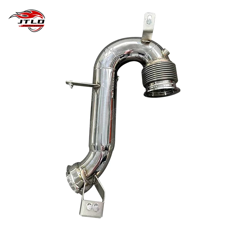 High Performance 304 Stainless Steel Straight Exhaust Downpipe For Mercedes Benz E53 M256 Downpipe