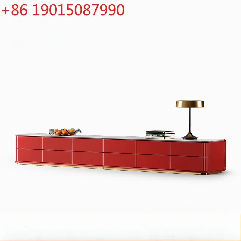 

Linglong TV cabinet, luxury villa living room matching series, modern simple storage TV cabinet