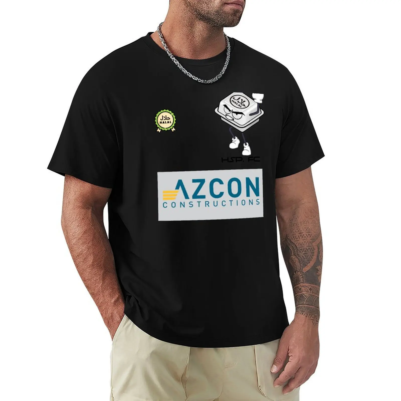

HSP. FC 2023/24 Season T-Shirt Novelty Print Casual Tee Shirt