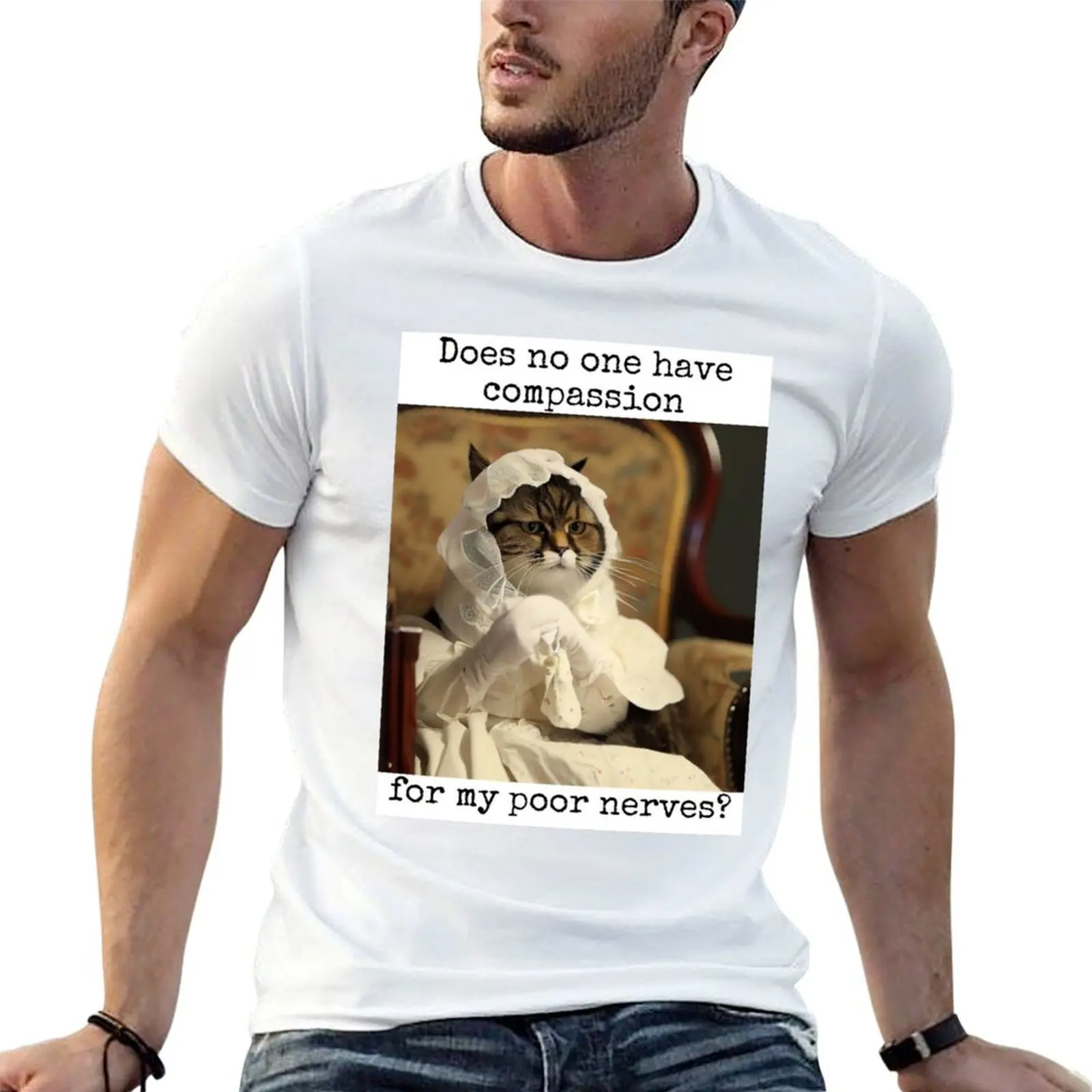N'a-t-on aucune compassion pour mes pauvres nerfs ? T-shirt de sport grande taille à séchage rapide