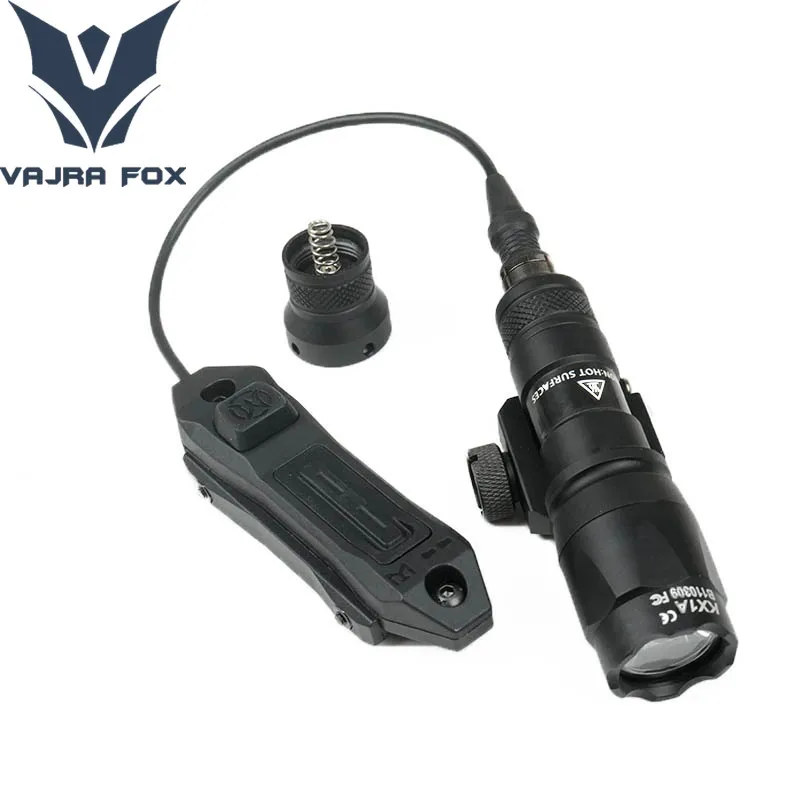 

Тактический фонарь Airsoft SF M600C M300C с двойным переключателем, для охоты, совместим с 20-мм планкой (M600 M300)