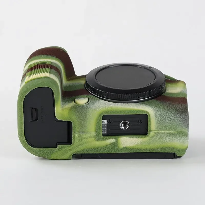 For Canon EOS R6 Mark II R6II R6 Silicone Armor Skin Case Body Cover Protector DSLR Camera Bag Anti-skid Texture Design