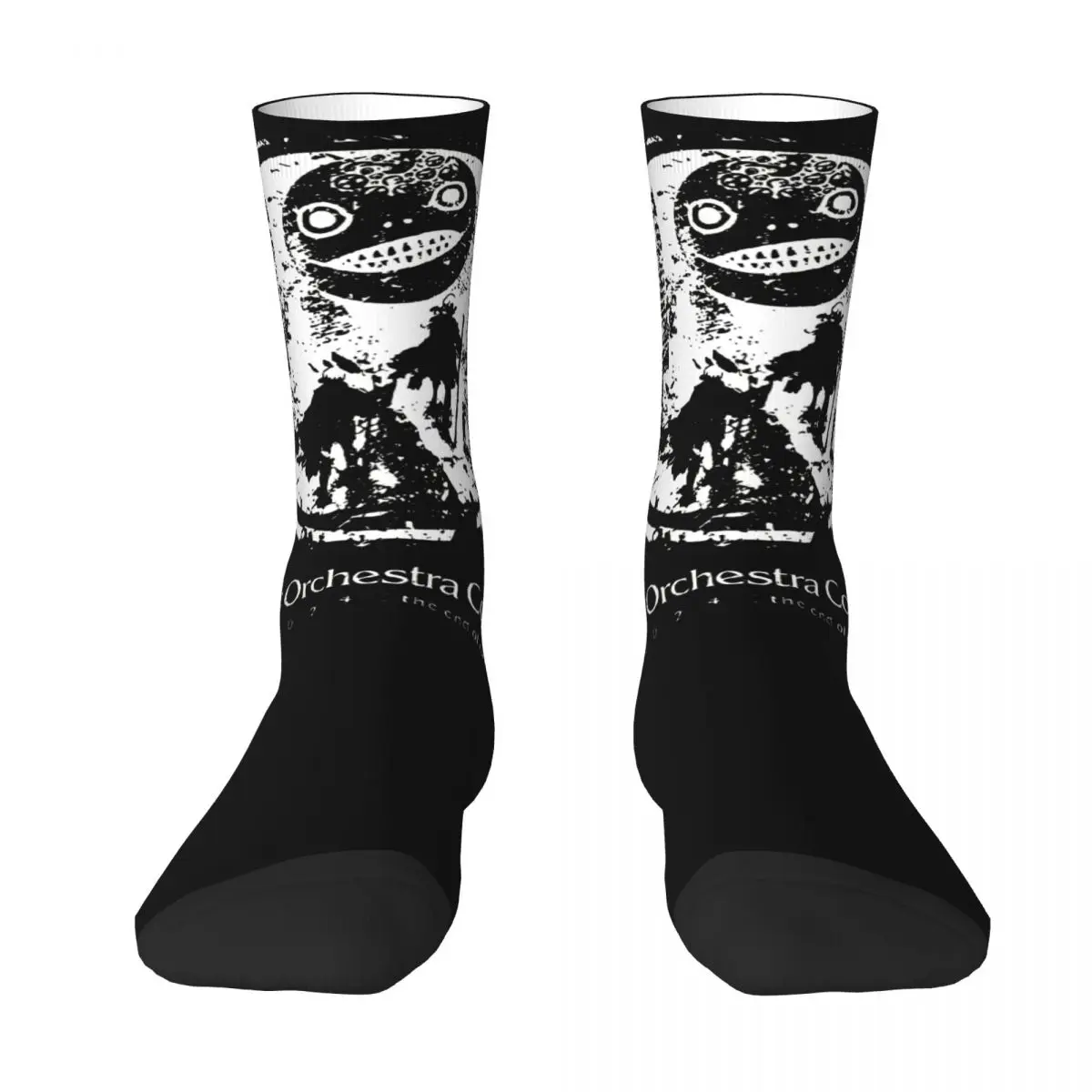 Emil Nier Socks Winter Orchestra Concert design Stockings Harajuku Men's Soft Breathable Socks Graphic Skateboard Non-Slip Socks