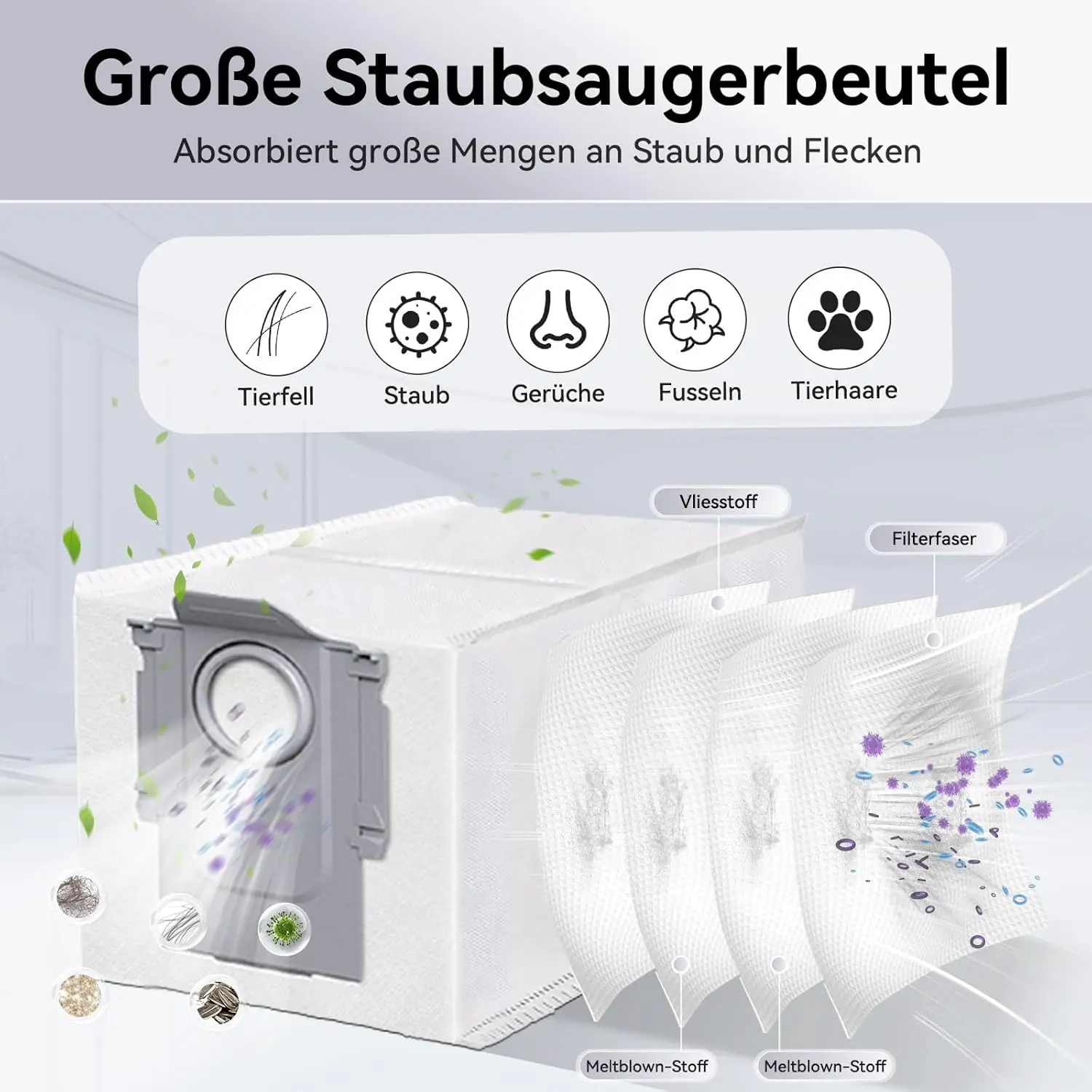 Für Roborock Qrevo Edge 2 Roboterstaubsauger Zubehör Hauptbürste Seitenbürste Wischtuch Hepa-Filter Staubbeutel Ersatzteile – Detail 2